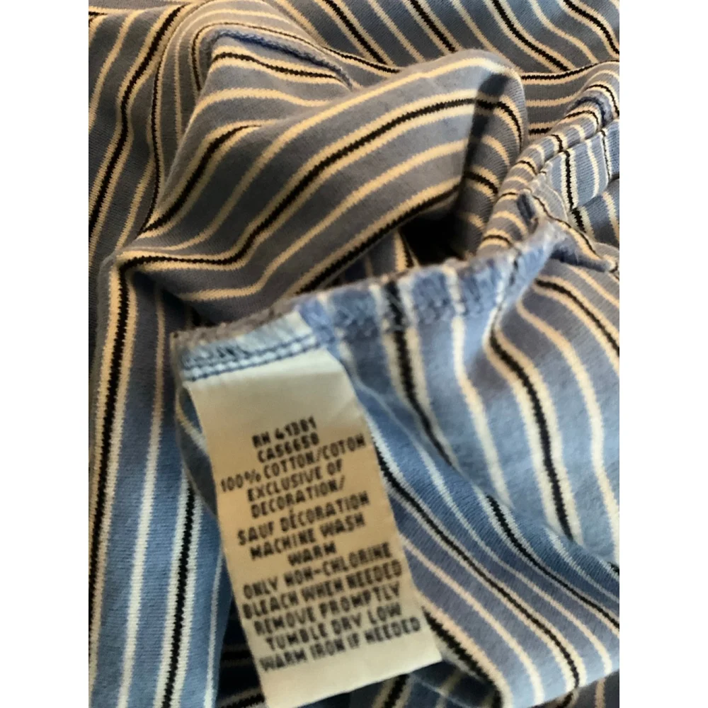 Blue striped Polo Ralph Lauren Classic Fit Polo Shirt Large